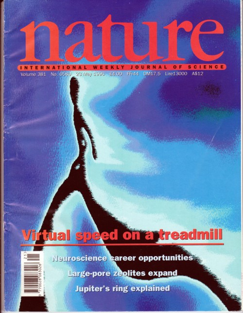 Nature International Weekly Journal of Science cover page by Sfona Pelah