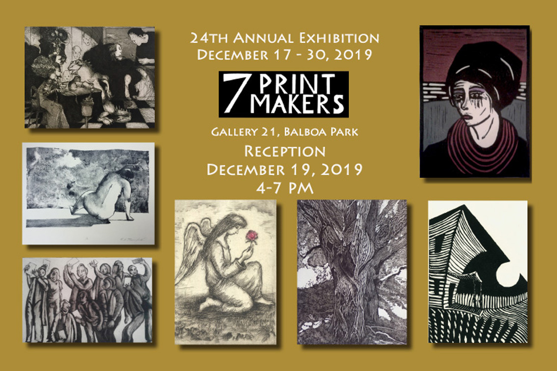 2019 the 7 printmakers show