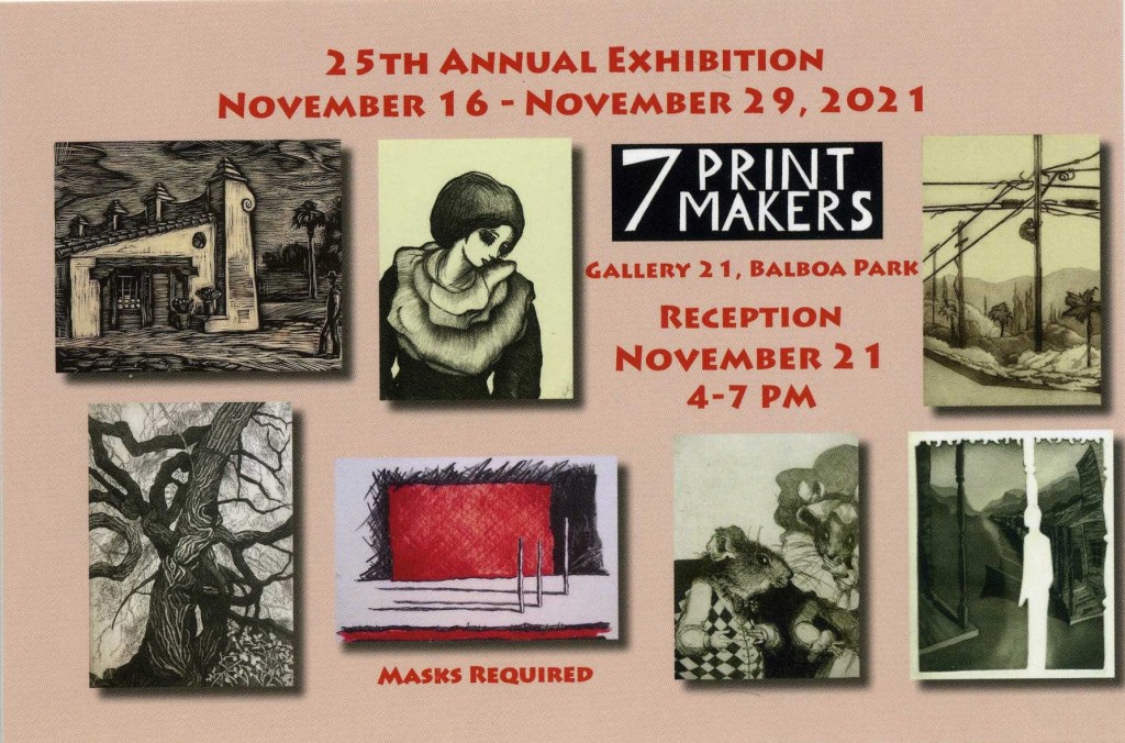 7 Printmakers Exhibit November 2021